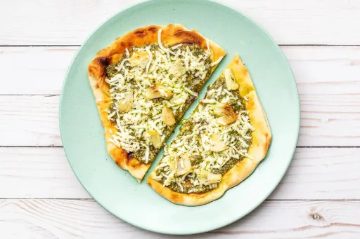 Pesto Garlic Naan