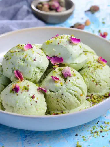 Pistachio Kulfi Ice Cream